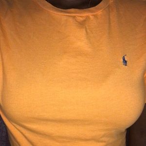 Orange Short sleeve Polo